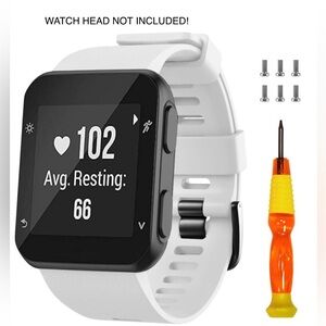 New NotoCity for Garmin Forerunner 35 Band Soft Silicone Replacement Watch Strap